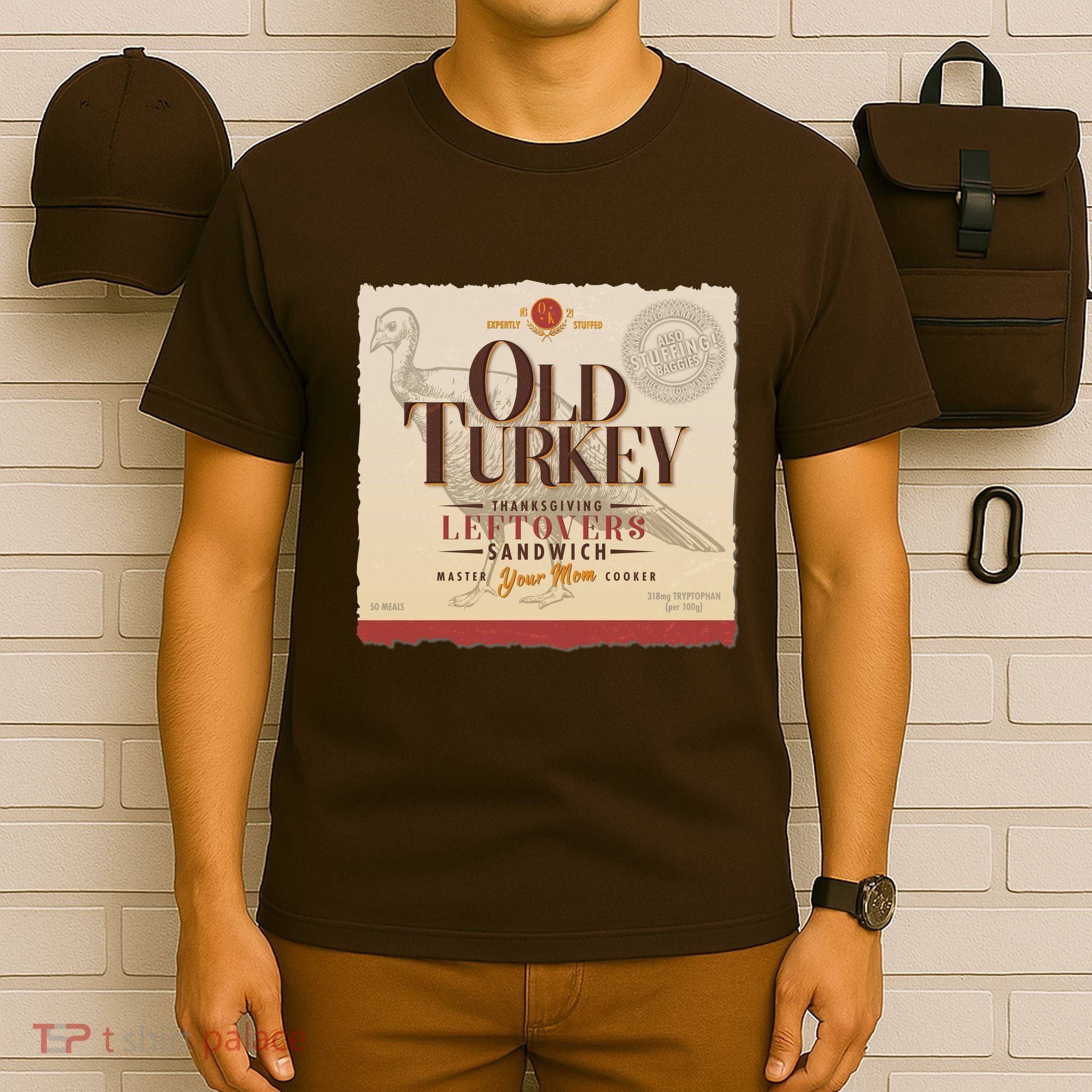 Thanksgiving Old Turkey Vintage T-Shirt