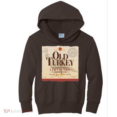 Thanksgiving Old Turkey Vintage Kids Hoodie