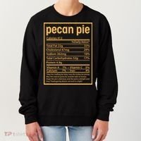 Thanksgiving Pecan Pie Nutrition Facts Women's Sweatshirt thumb 0