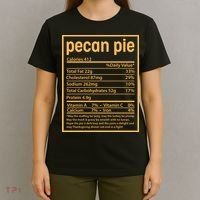 Thanksgiving Pecan Pie Nutrition Facts T-Shirt thumb 4
