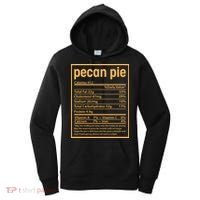 Thanksgiving Pecan Pie Nutrition Facts Women's Hoodie thumb 0