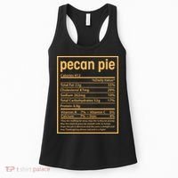 Thanksgiving Pecan Pie Nutrition Facts Women's Tank Top thumb 0