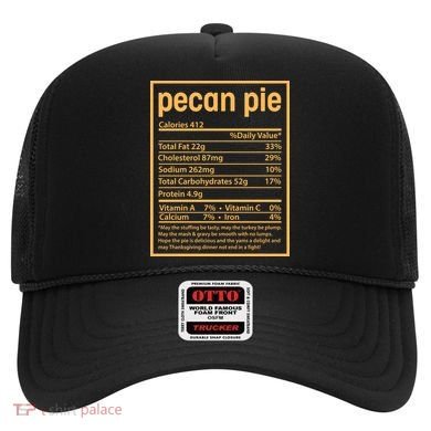 Thanksgiving Pecan Pie Nutrition Facts Hat