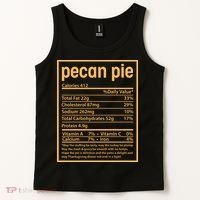 Thanksgiving Pecan Pie Nutrition Facts Tank Top thumb 2