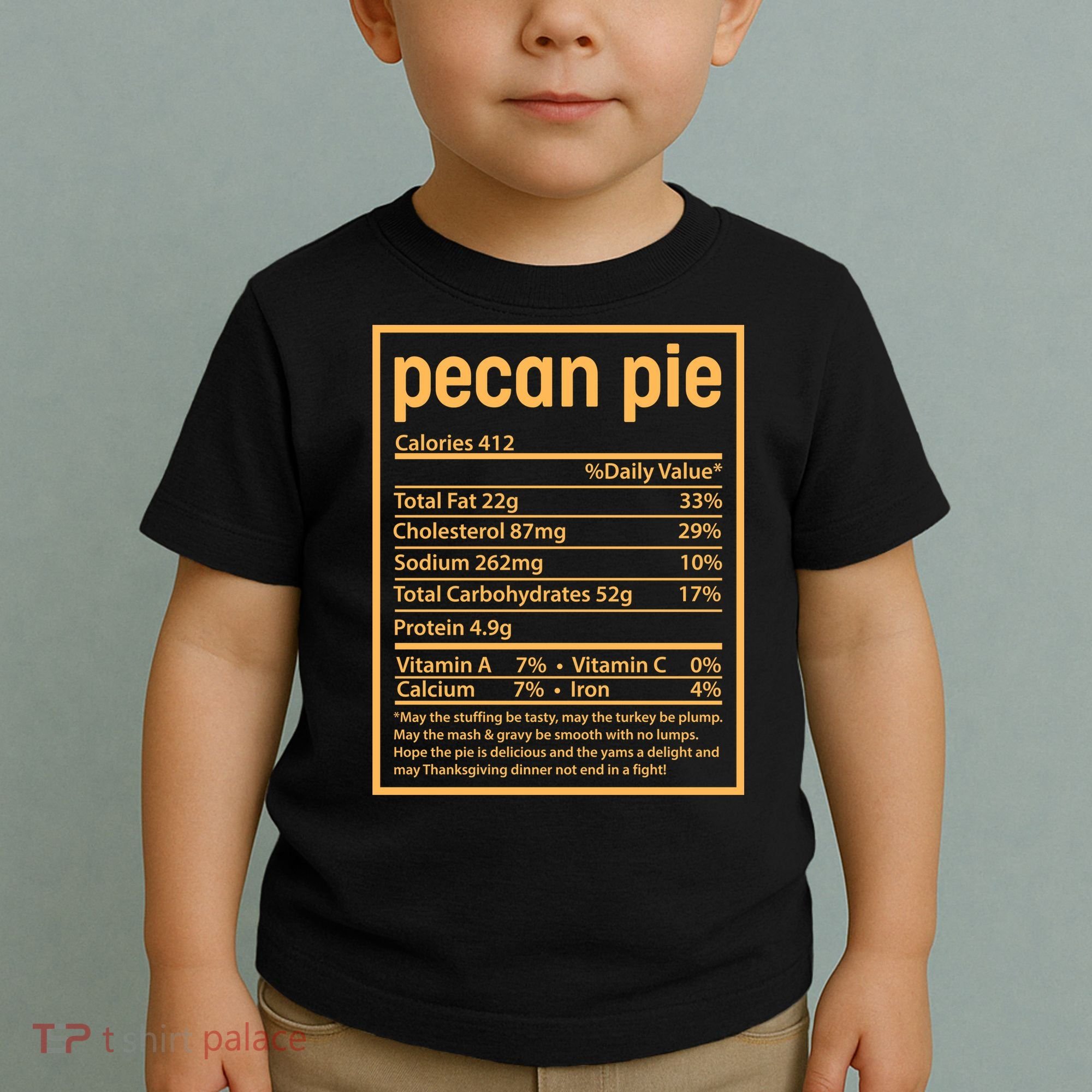 Thanksgiving Pecan Pie Nutrition Facts Toddler T-Shirt