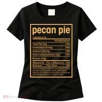 Thanksgiving Pecan Pie Nutrition Facts Women's T-Shirt thumb 0