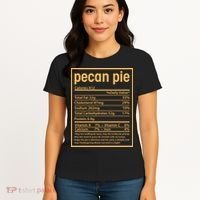 Thanksgiving Pecan Pie Nutrition Facts Women's T-Shirt thumb 4