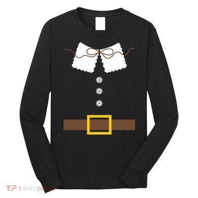 Thanksgiving Pilgrim Costume Long Sleeve Shirt