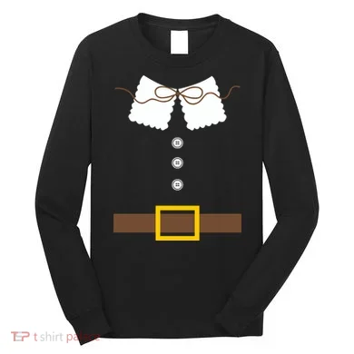 Thanksgiving Pilgrim Costume Long Sleeve Shirt