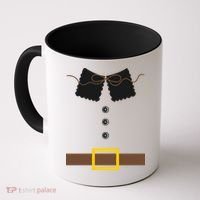 Thanksgiving Pilgrim Costume Coffee Mug thumb 0