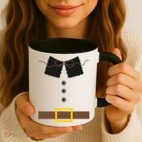 Thanksgiving Pilgrim Costume Coffee Mug thumb 3