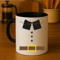 Thanksgiving Pilgrim Costume Coffee Mug thumb 4
