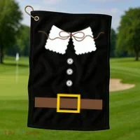Thanksgiving Pilgrim Costume Golf Towel thumb 1