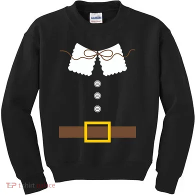 Thanksgiving Pilgrim Costume Kids Sweatshirt