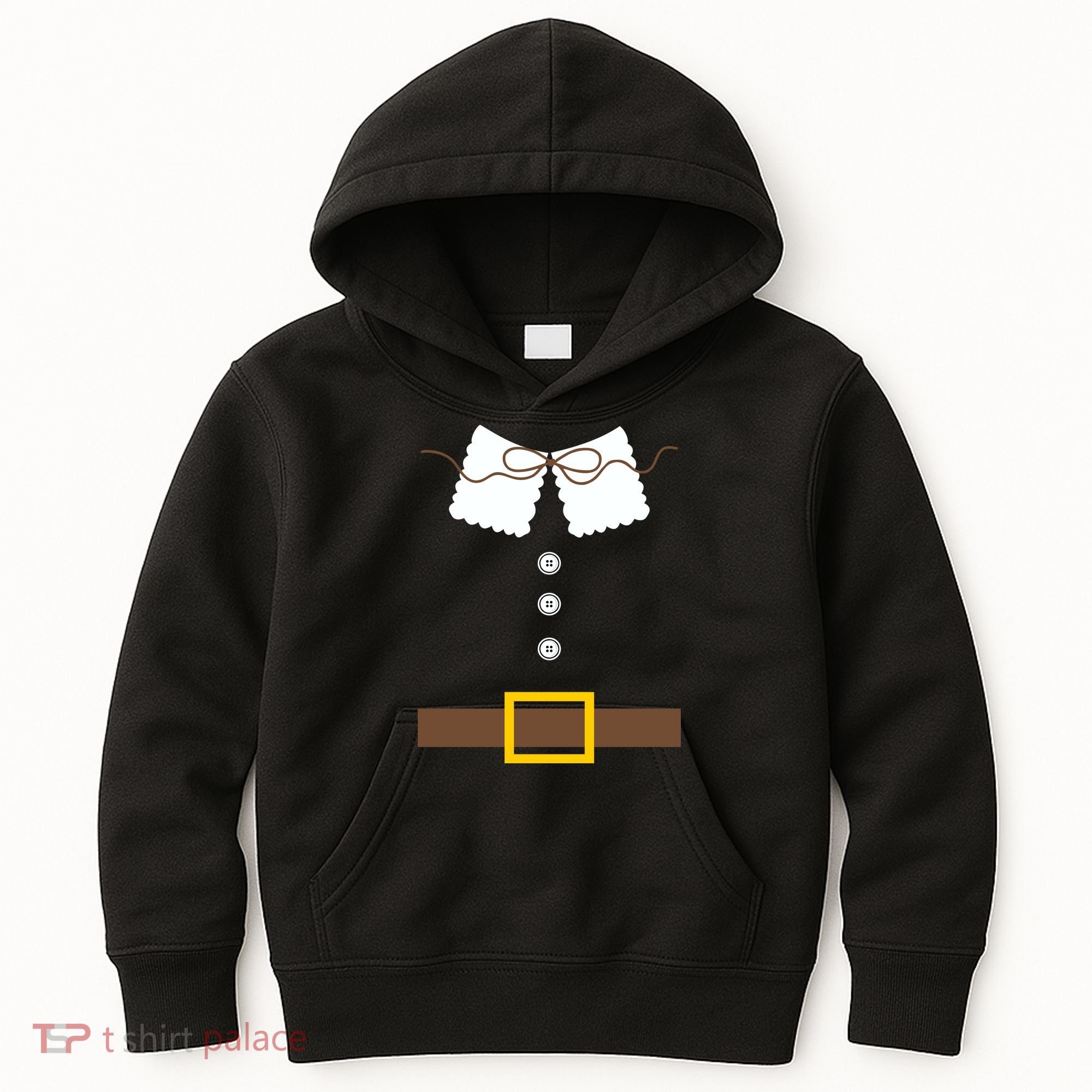 Thanksgiving Pilgrim Costume Kids Hoodie