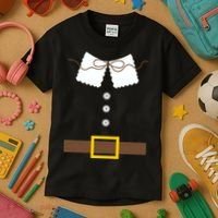 Thanksgiving Pilgrim Costume Kids T-Shirt thumb 3