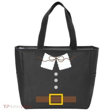 Thanksgiving Pilgrim Costume Tote Bag