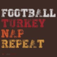 Thanksgiving Schedule Football Turkey Nap Repeat Apron thumb 3