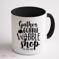 Thanksgiving Shopping Coffee Mug thumb 1