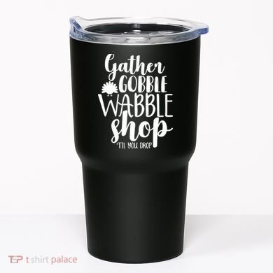 Thanksgiving Shopping Tumbler