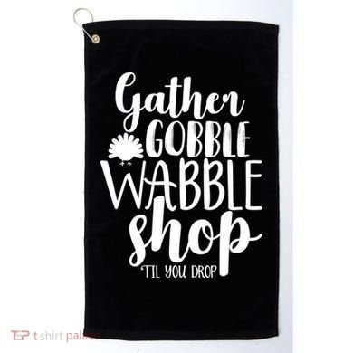 Thanksgiving Shopping Golf Towel