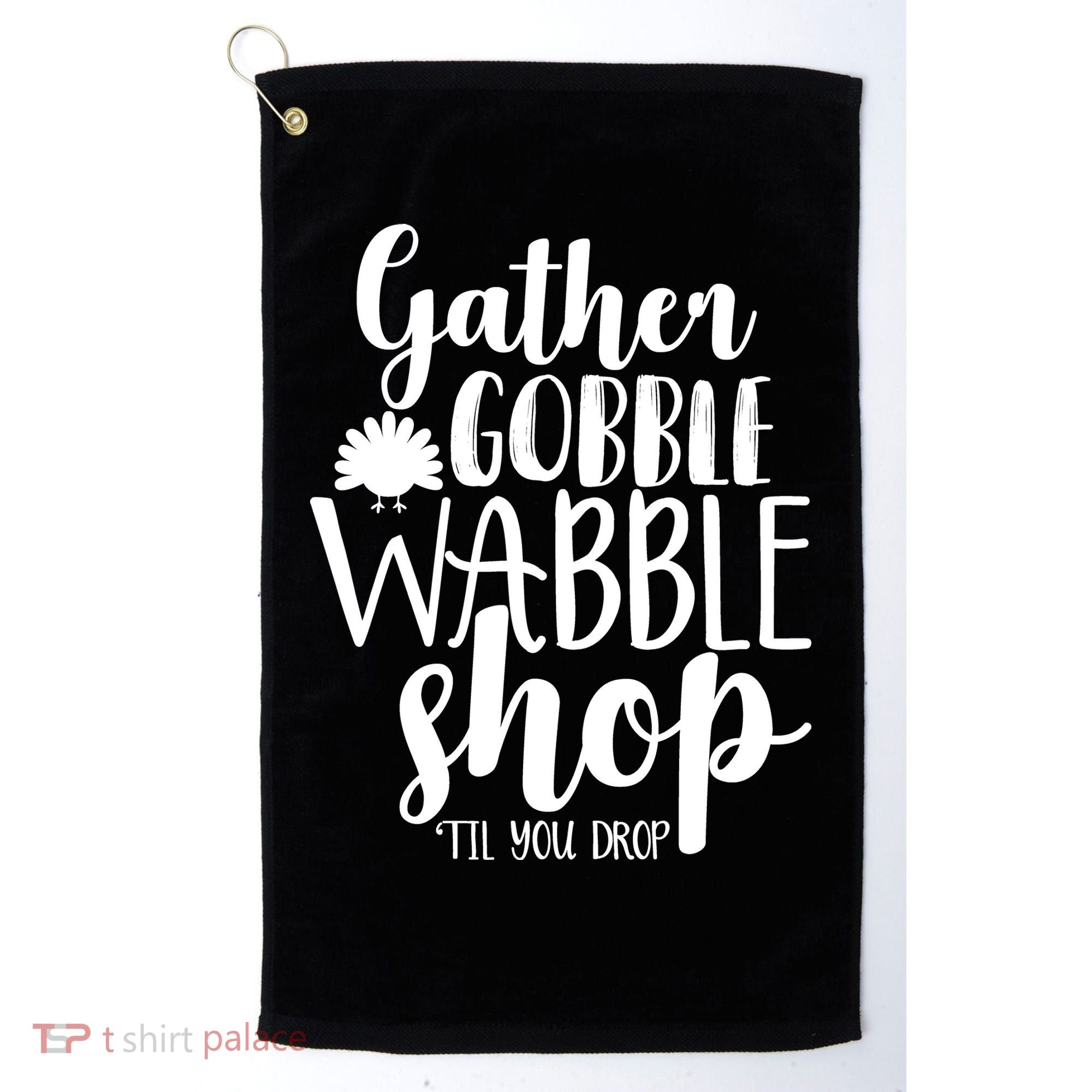 Thanksgiving Shopping Golf Towel