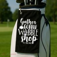 Thanksgiving Shopping Golf Towel thumb 2