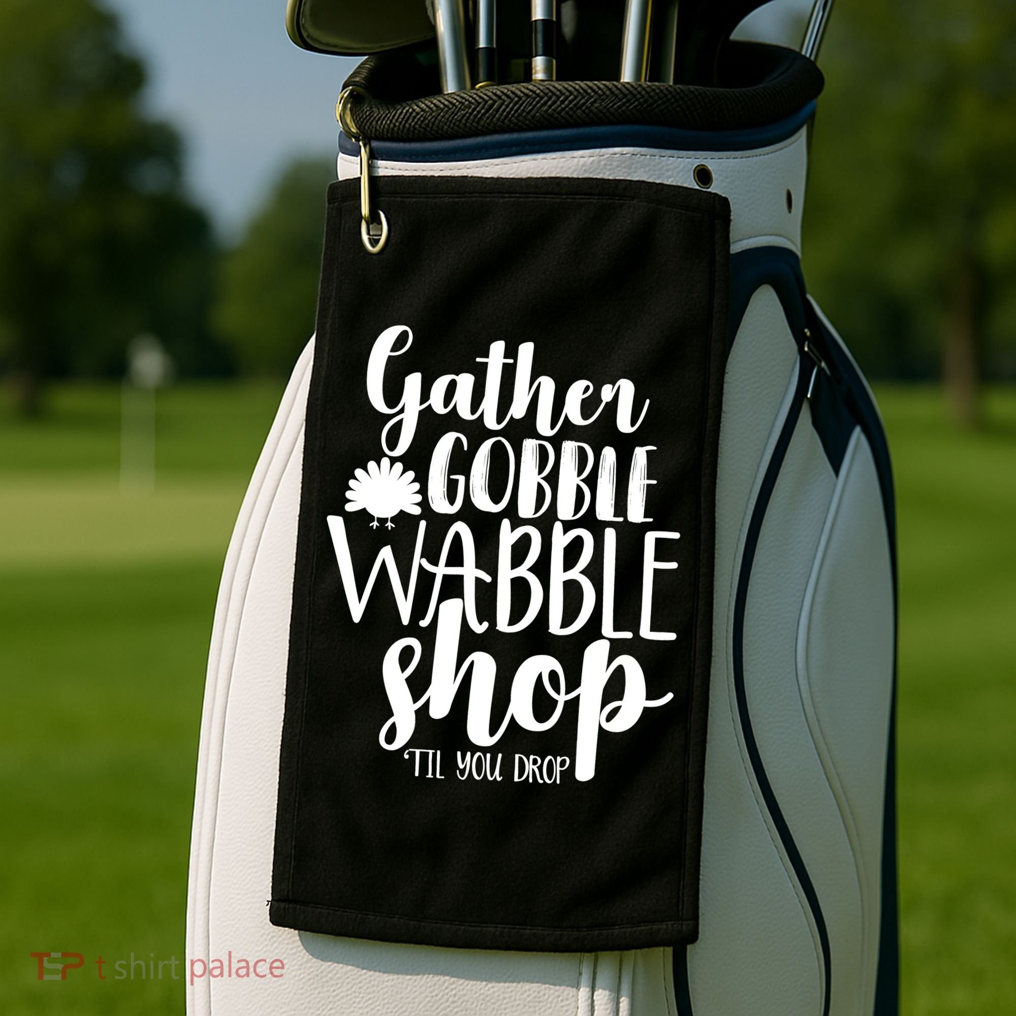 Thanksgiving Shopping Golf Towel