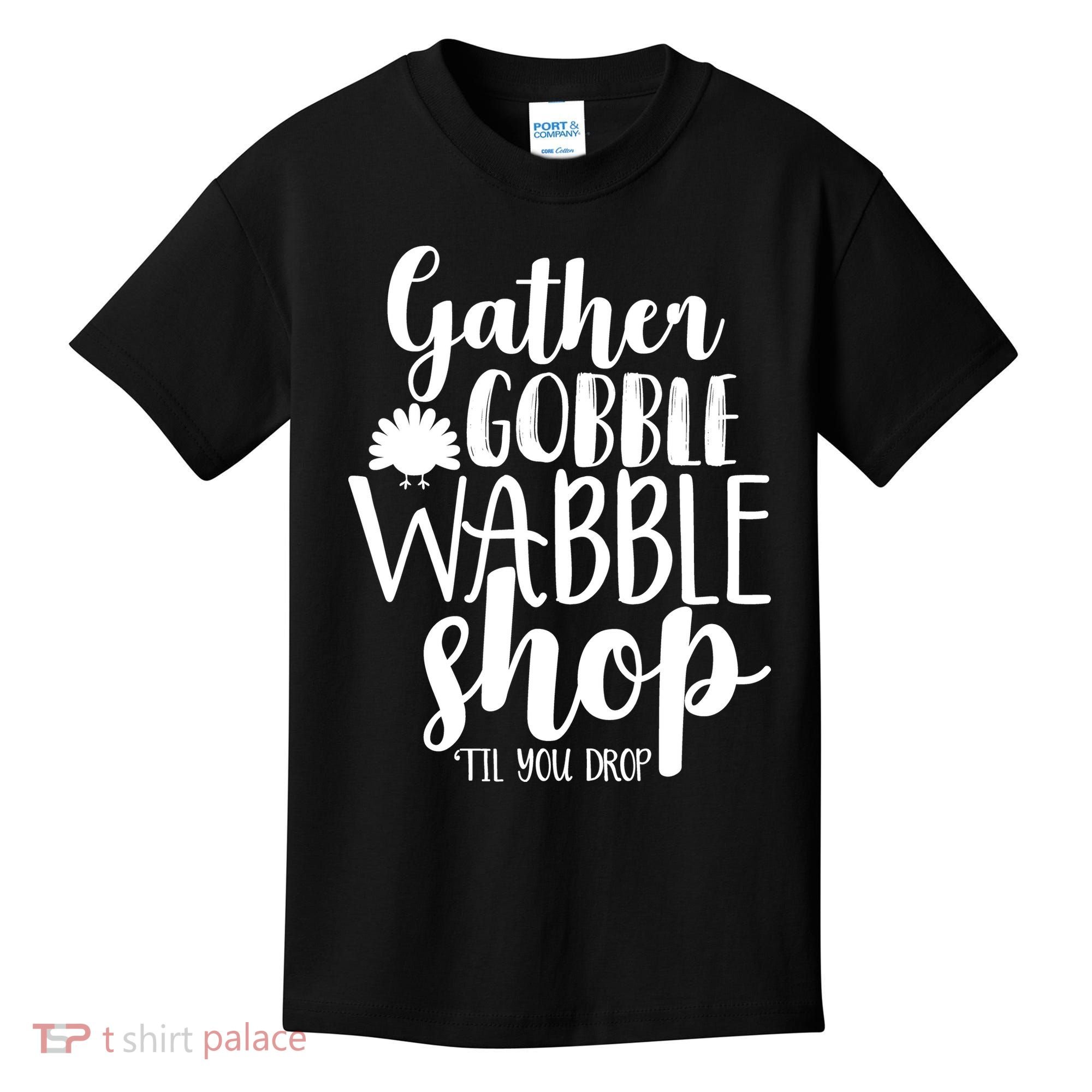 Thanksgiving Shopping Kids T-Shirt