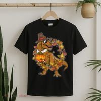 Thanksgiving T-Rex Pilgrim T-Shirt thumb 2