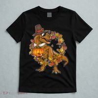 Thanksgiving T-Rex Pilgrim T-Shirt thumb 5