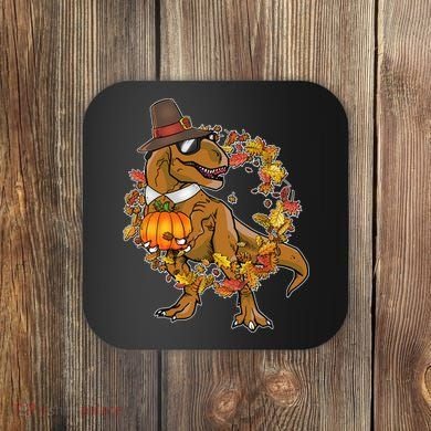 Thanksgiving T-Rex Pilgrim Coaster