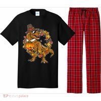 Thanksgiving T-Rex Pilgrim Pajama Set thumb 0