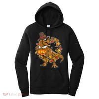 Thanksgiving T-Rex Pilgrim Women's Hoodie thumb 0