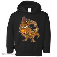Thanksgiving T-Rex Pilgrim Toddler Hoodie thumb 0