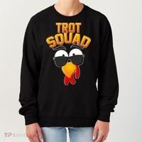 Thanksgiving Trot Squad Turkey Women's Sweatshirt thumb 0