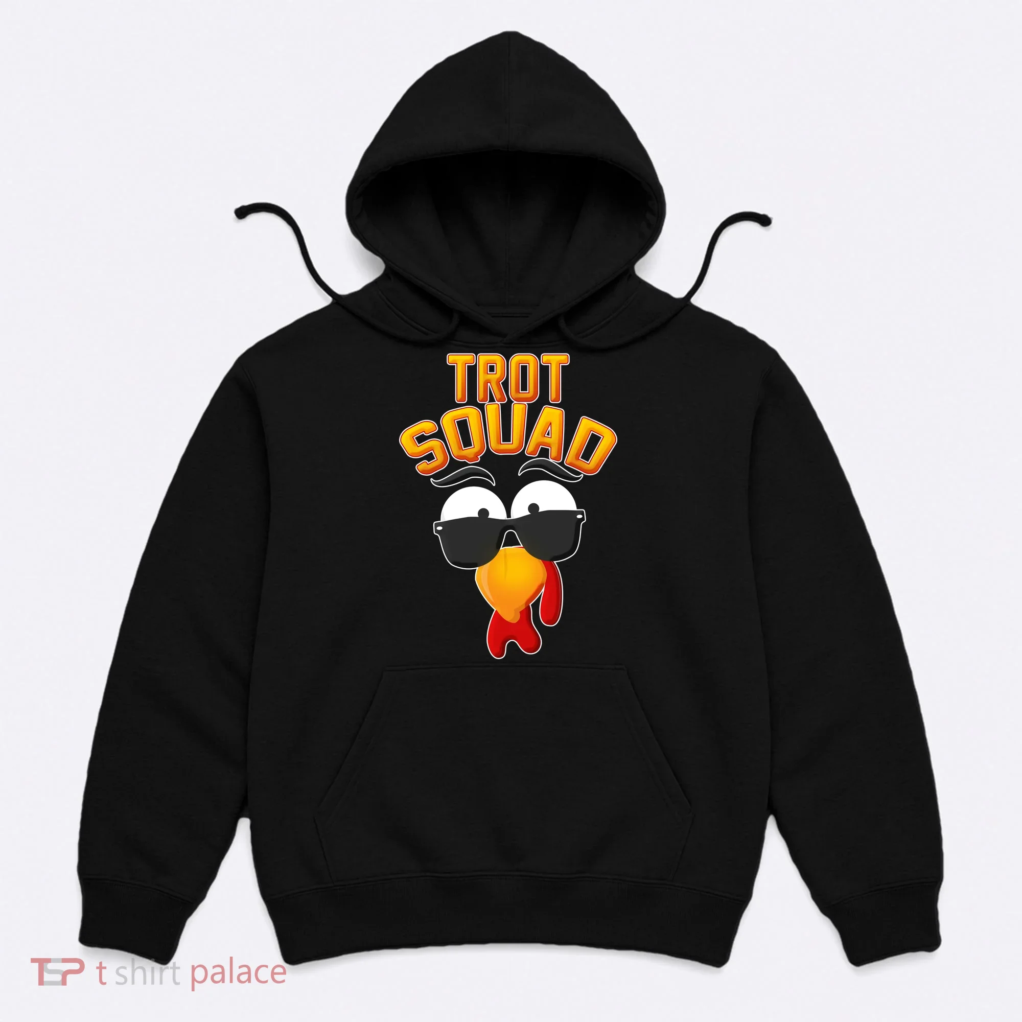 Thanksgiving Trot Squad Turkey Hoodie