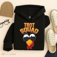 Thanksgiving Trot Squad Turkey Hoodie thumb 4