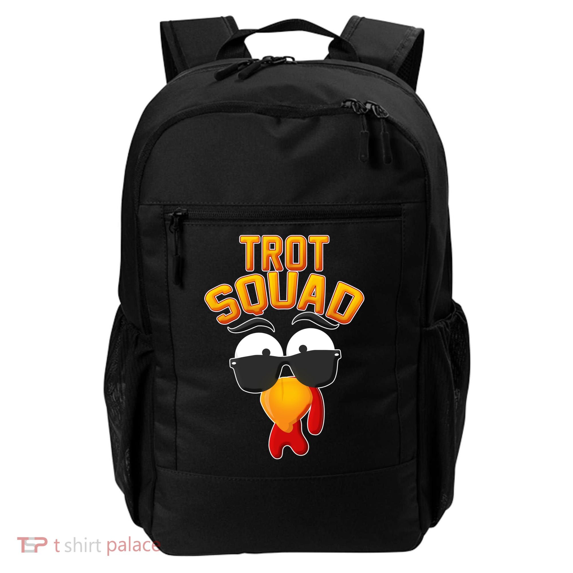 Thanksgiving Trot Squad Turkey Backpack