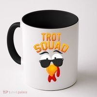 Thanksgiving Trot Squad Turkey Coffee Mug thumb 0
