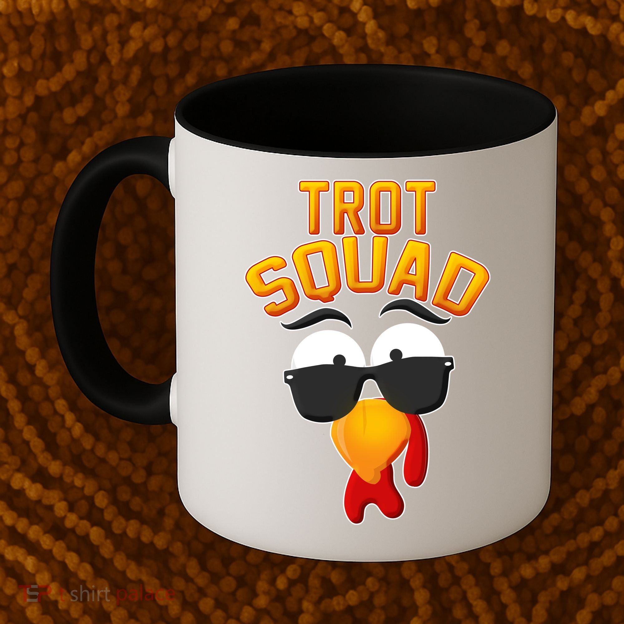 Thanksgiving Trot Squad Turkey Coffee Mug