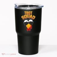 Thanksgiving Trot Squad Turkey Tumbler thumb 0
