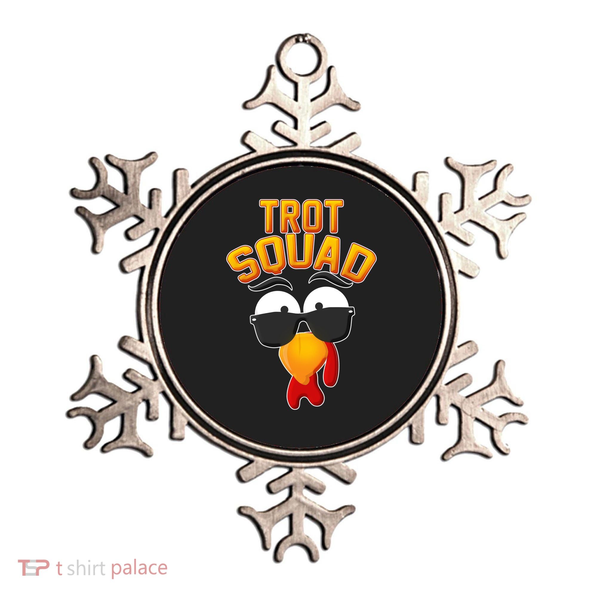 Thanksgiving Trot Squad Turkey Ornament