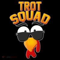 Thanksgiving Trot Squad Turkey Ornament thumb 1