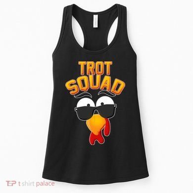 Thanksgiving Trot Squad Turkey Women's Tank Top