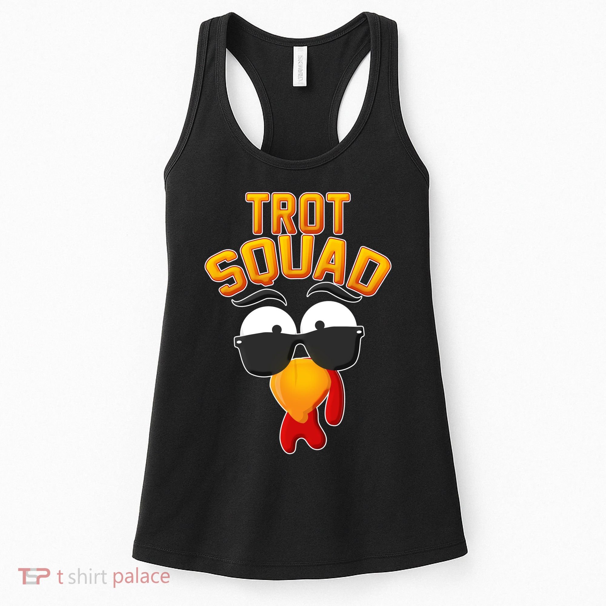 Thanksgiving Trot Squad Turkey Women's Tank Top