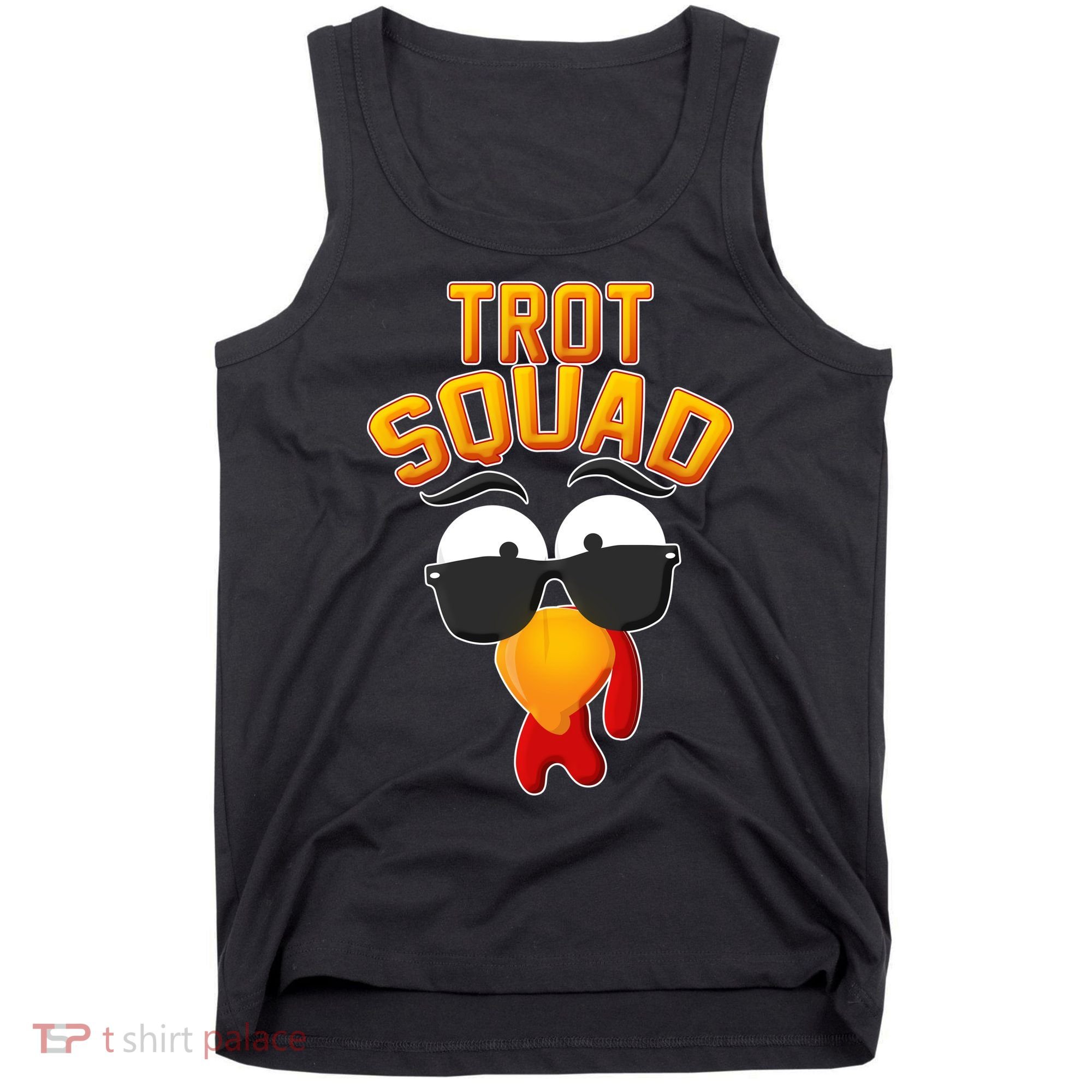 Thanksgiving Trot Squad Turkey Tank Top