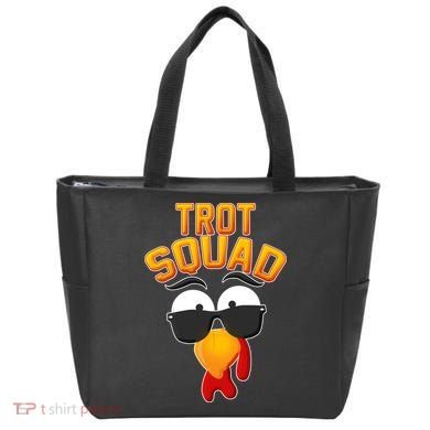 Thanksgiving Trot Squad Turkey Tote Bag