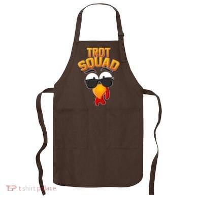 Thanksgiving Trot Squad Turkey Apron