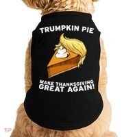 Thanksgiving Trumpkin Pie Doggie Tank thumb 0